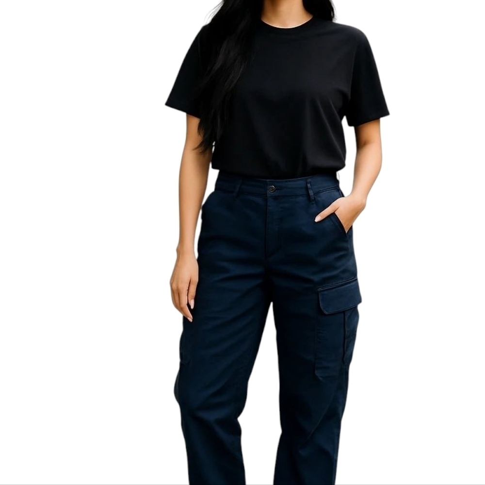 TNA Supply Blue Cargo Pants Womens